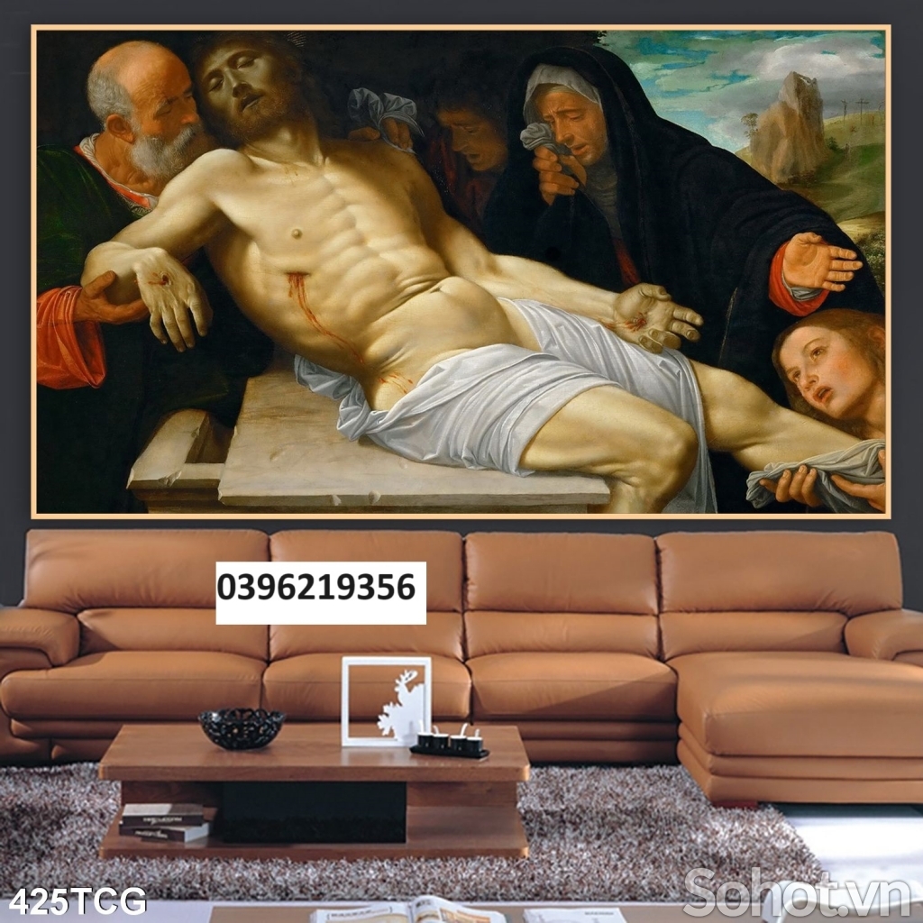 Tranh gạch công giáo 3d trang trí