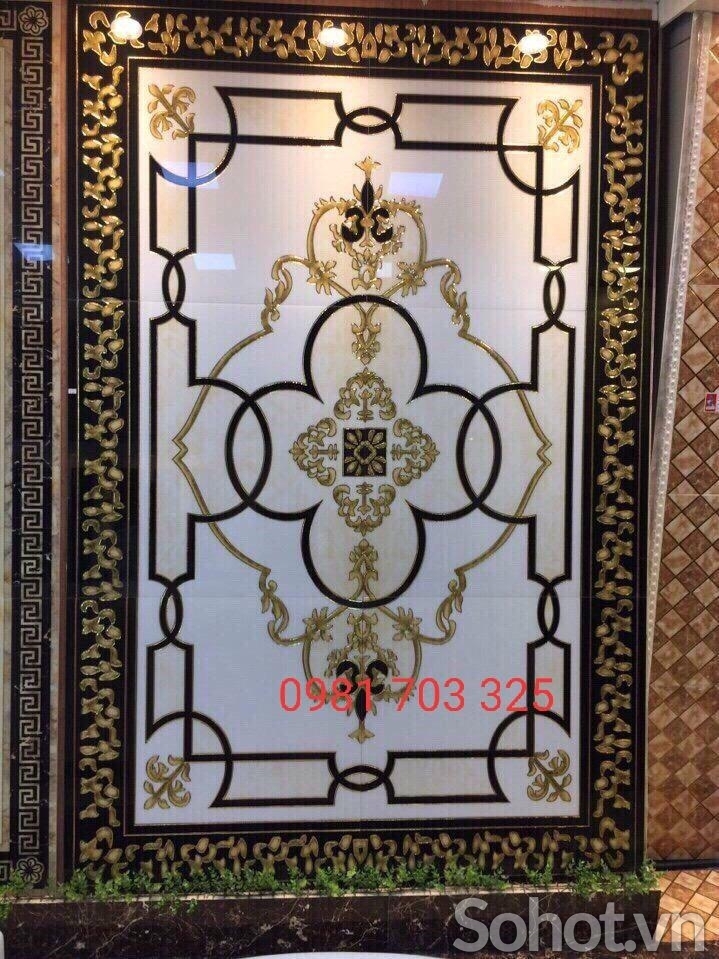 Thảm gạch trang trí chiếu nghỉ 3D ốp sàn