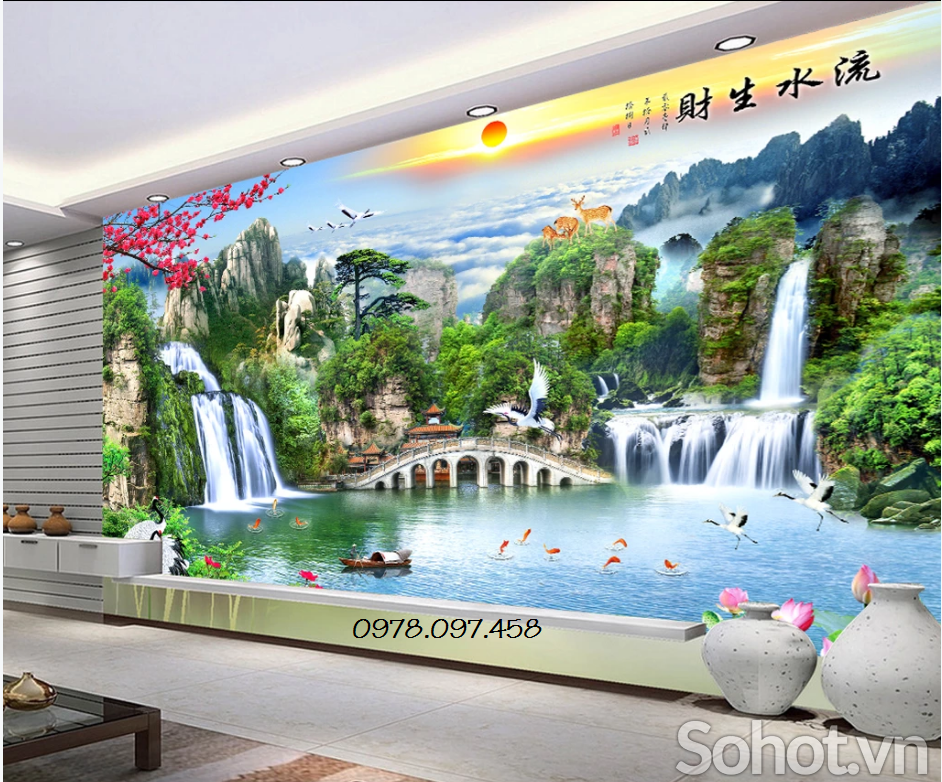 Tranh treo tường phòng 3d