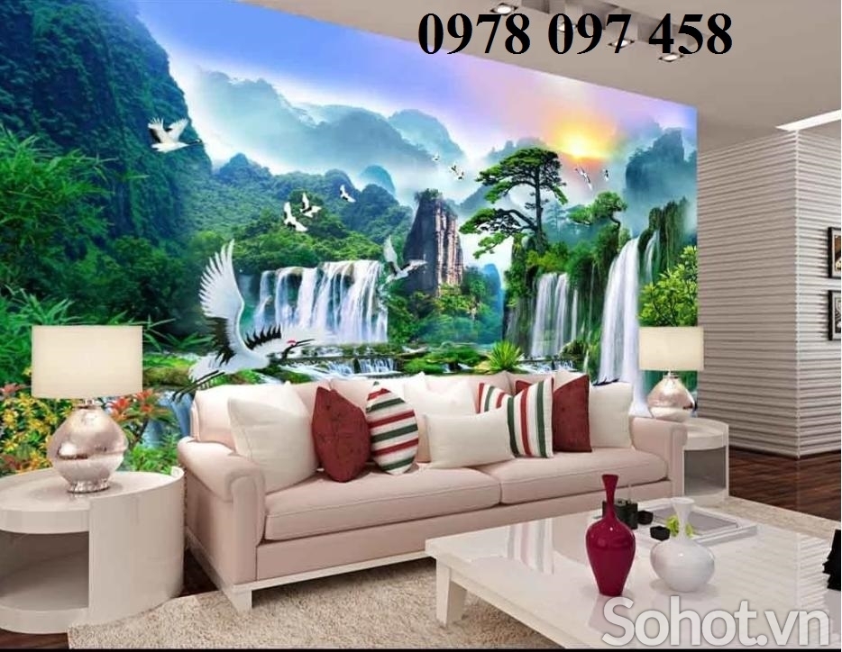 Tranh 3D - phong cảnh thiên nhiên đẹp