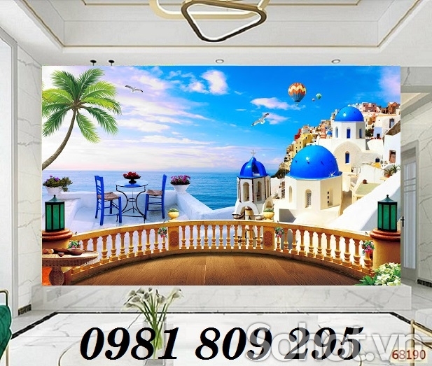 Thuận buồm xuôi gió - gạch tranh 3d