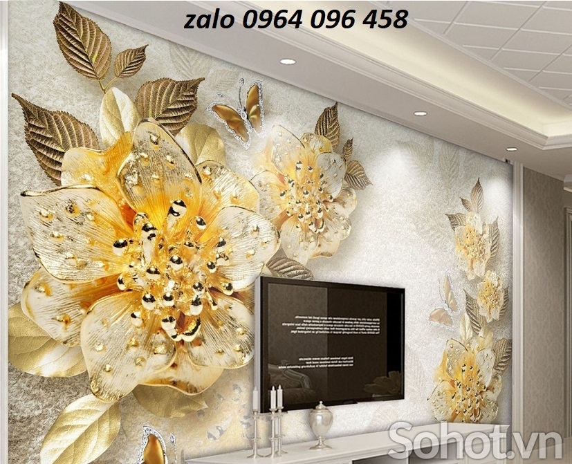Tranh gạch 3d hoa ngọc - SFVBB74