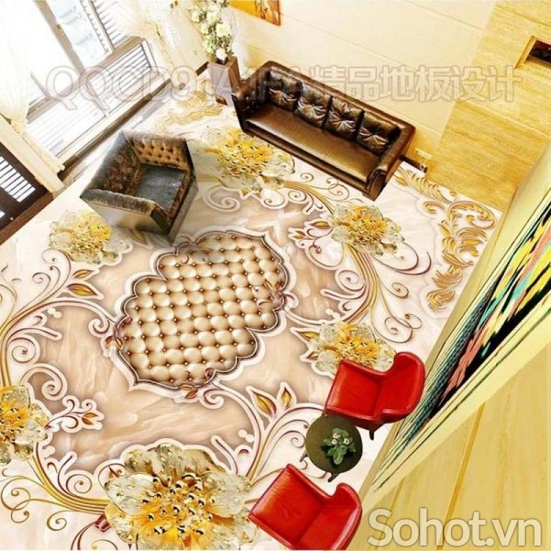 gạch lát sàn 3d cao cấp - 287DM