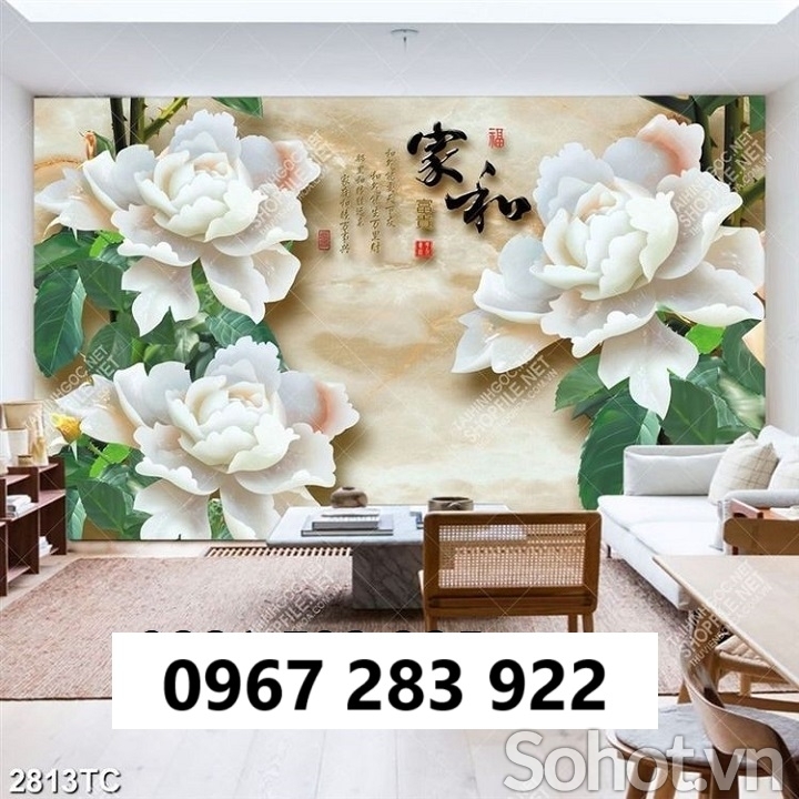 Gạch tranh trang trí sứ ngọc ốp tường