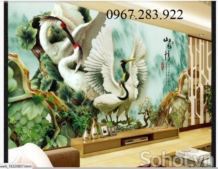 Gạch 3D- Tranh phong cảnh trang trí