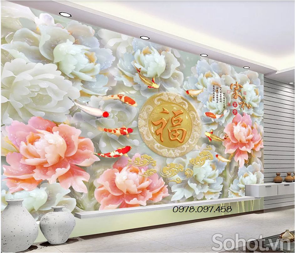Tranh gạch hoa sứ