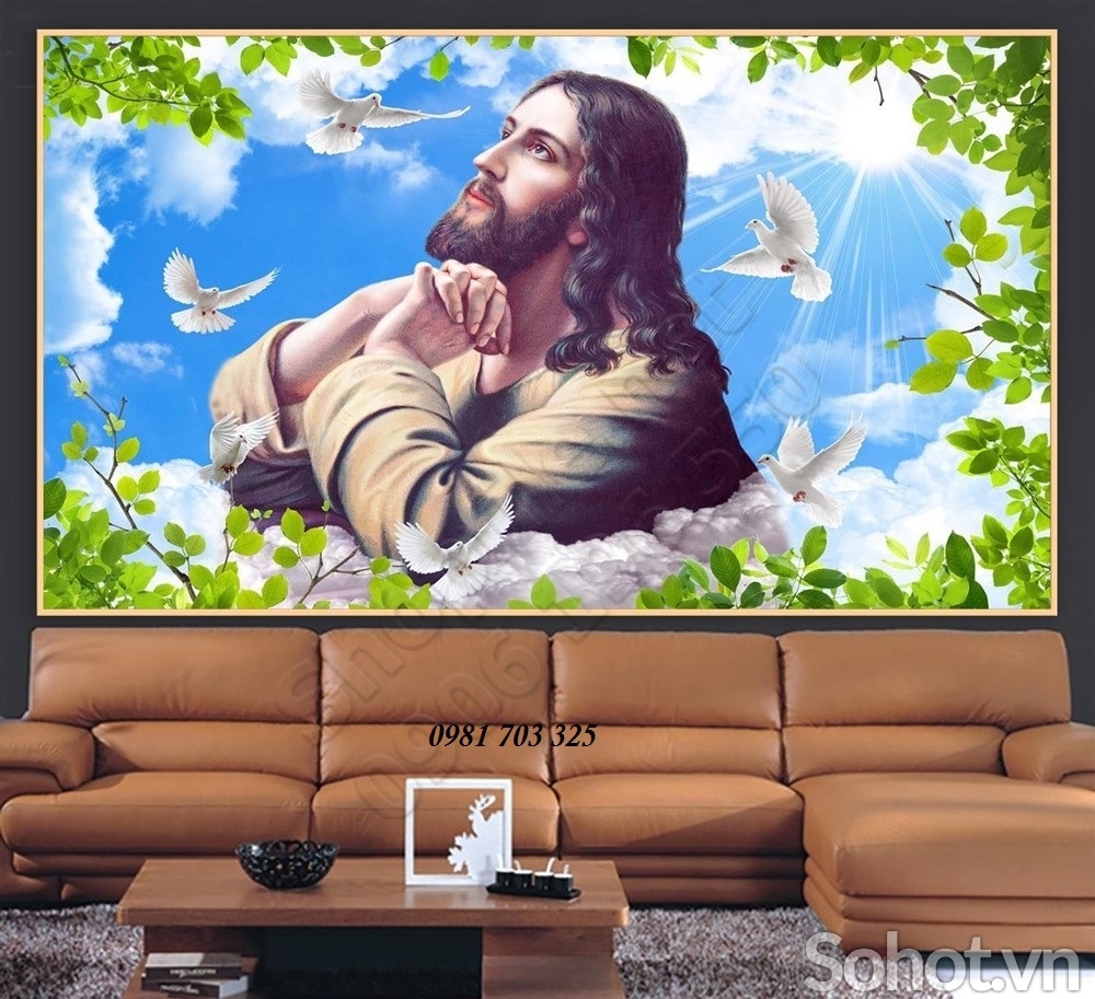 Tranh gạch- gạch tranh 3D công giáo
