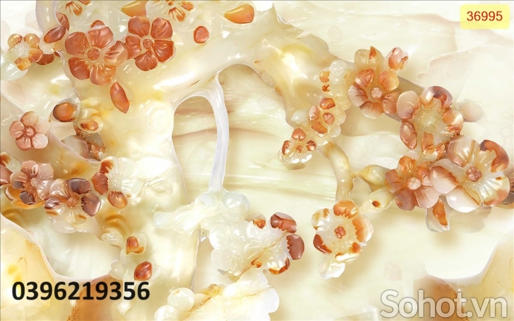 Tranh gạch giả ngọc trang trí