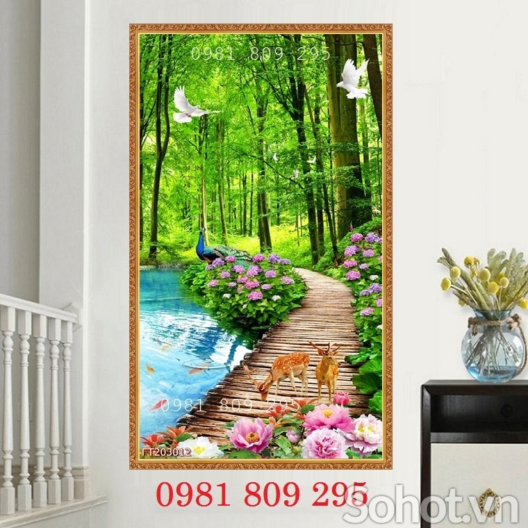 Tranh gạch thiên nhiên đẹp