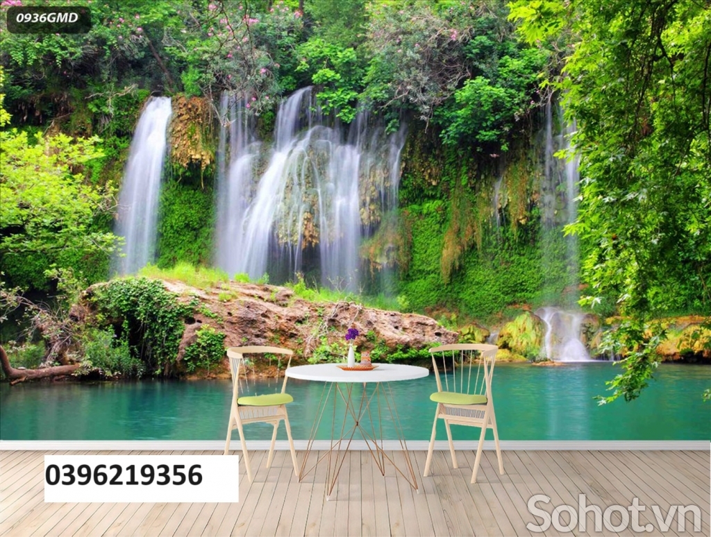 Tranh gạch men sơn thủy