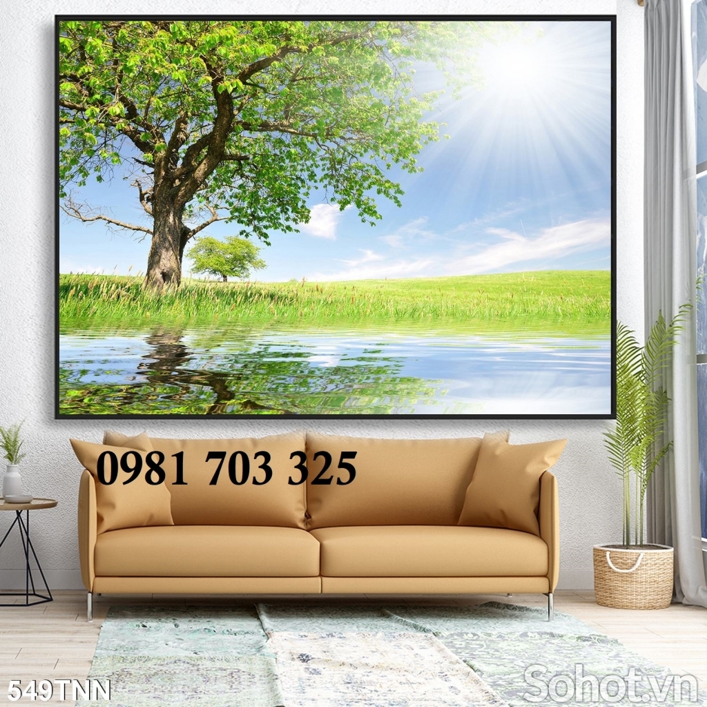 Tranh gạch 3D hình phong cảnh