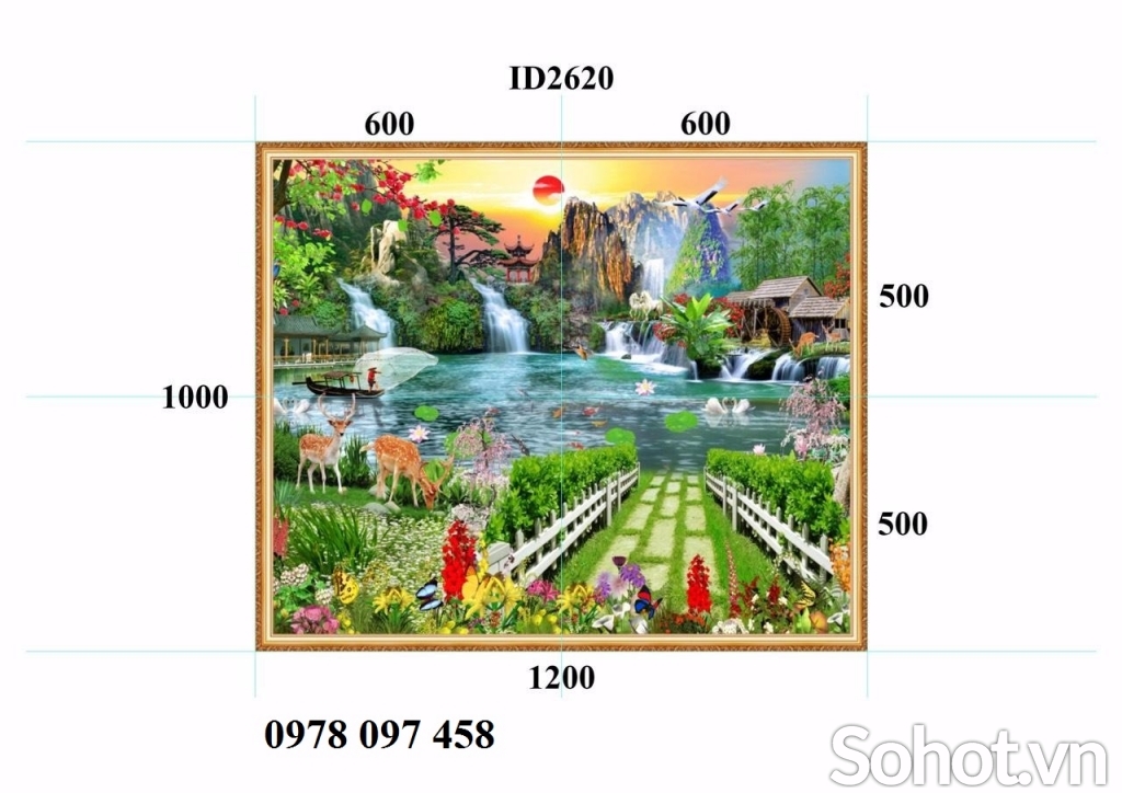 Tranh đẹp ốp tường