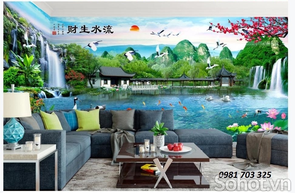 Tranh gạch men phong cảnh