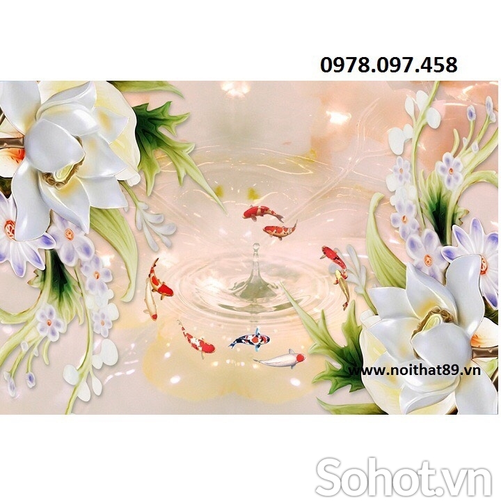 Tranh gạch 3D sứ ngọc