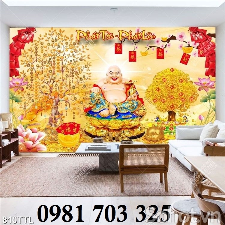 Tranh gạch 3d tài lộc
