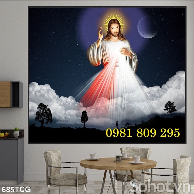 Gạch tranh dán tường công giáo GP98767