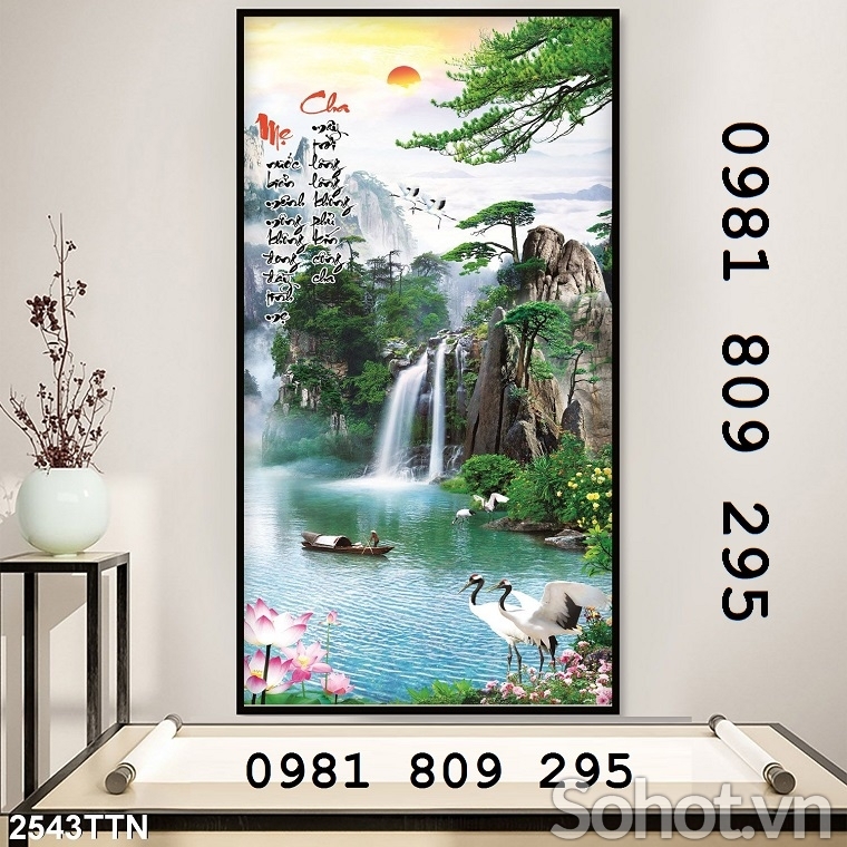 Gạch tranh khổ đứng cao cấp JG08