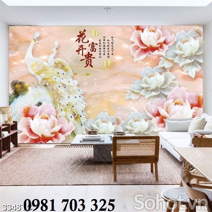 Gạch tranh 3D sứ ngọc đẹp