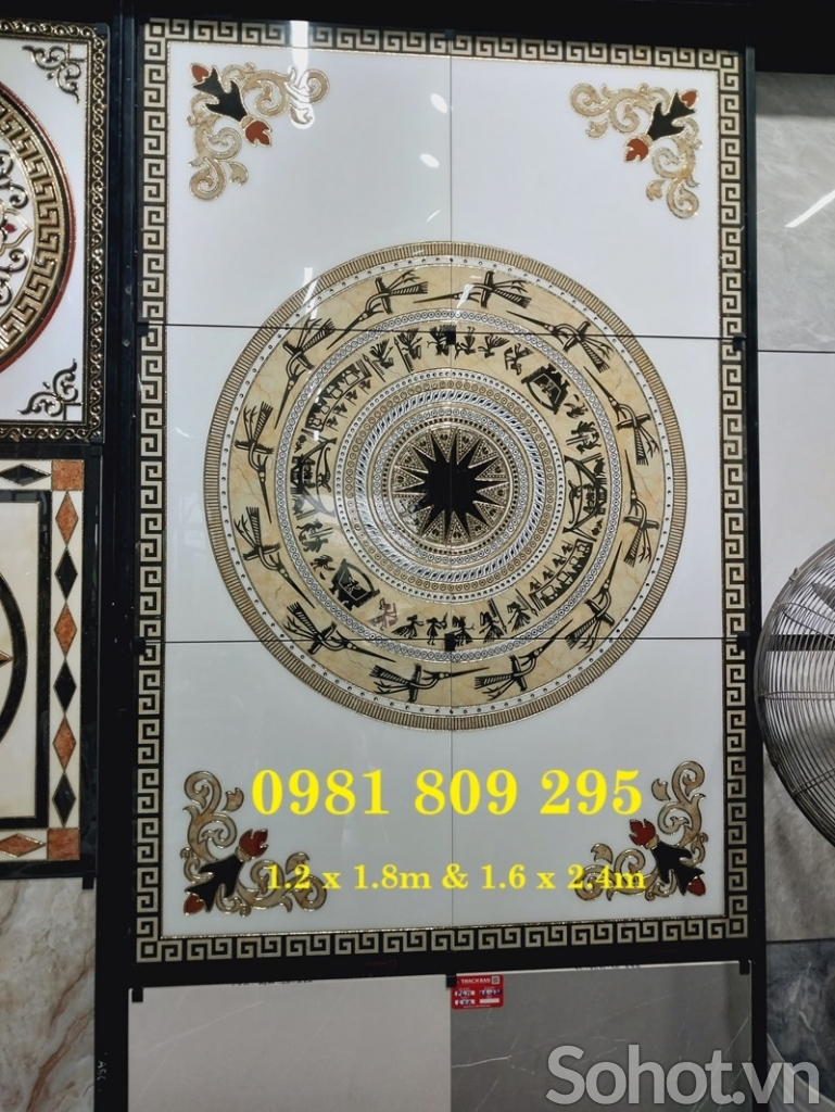 Gạch thảm lát nền nhà hoa văn đẹp ấn tượng
