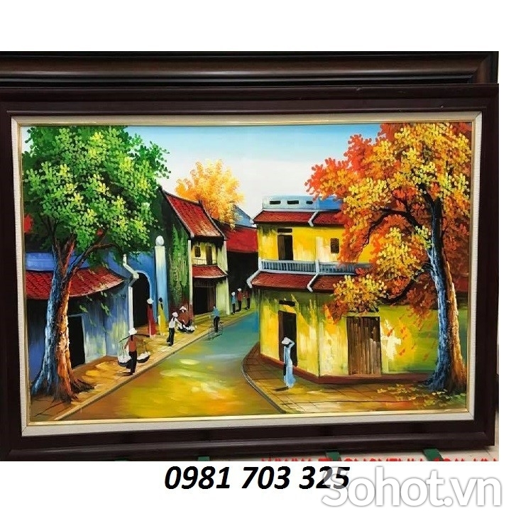 Tranh gạch - tranh đồng quê