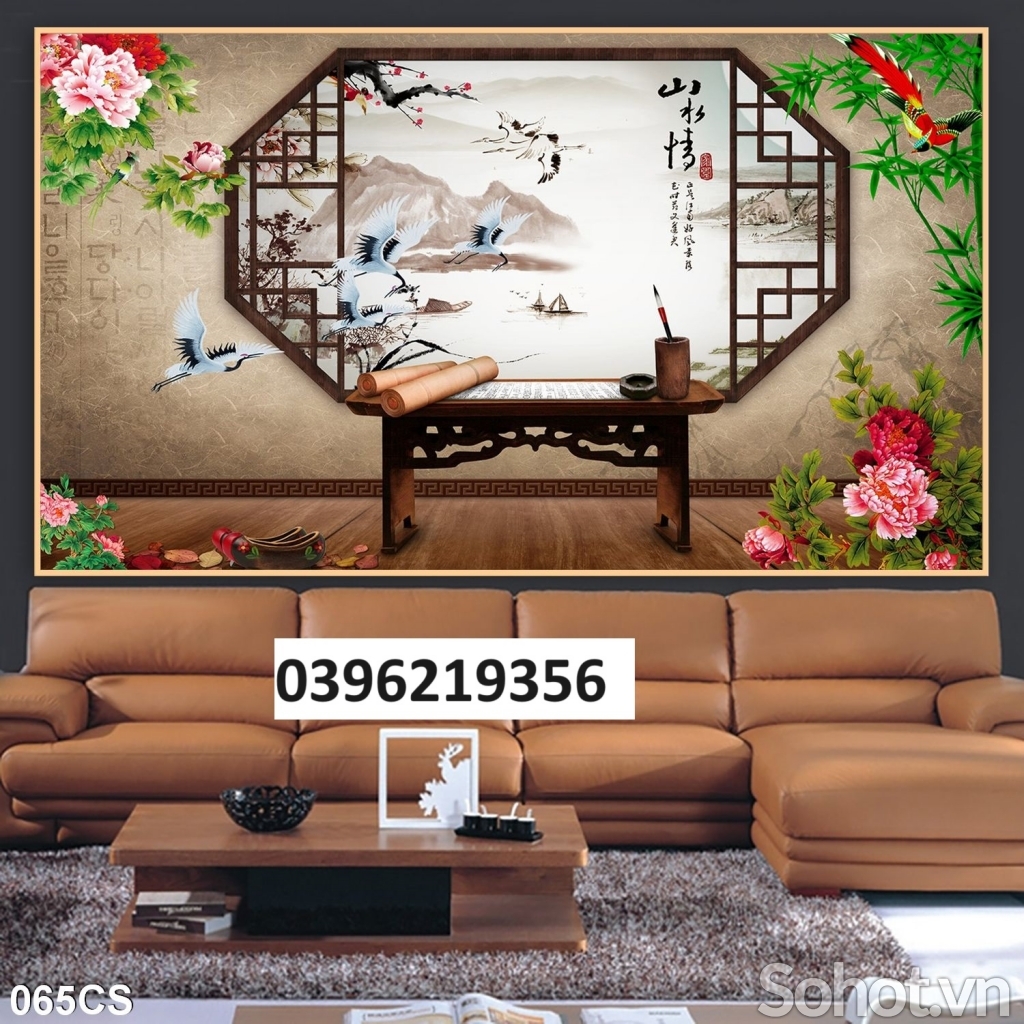 Tranh gạch đẹp cửa sổ