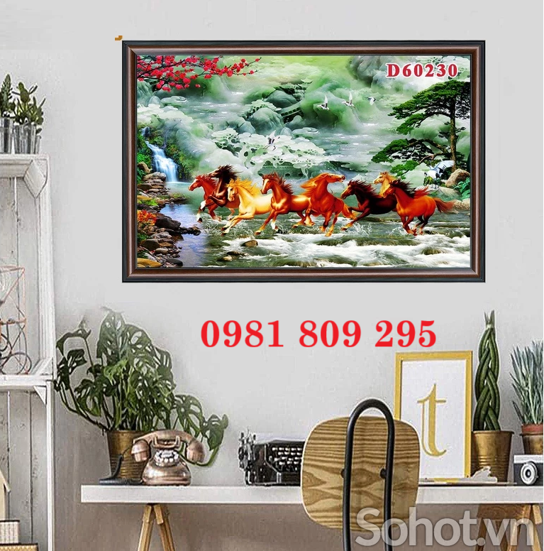 Gạch tranh phong thủy ốp tường