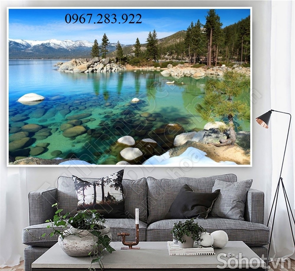 Tranh 3D- Tranh phong cảnh biển