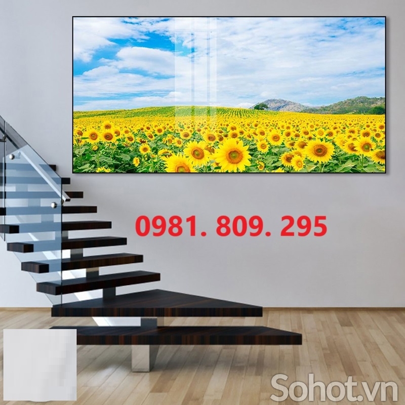 Tranh gạch cách đồng hoa 3d HS930