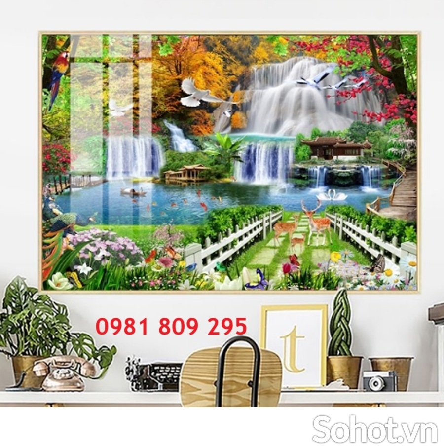 Tranh gạch 3d , gạch 3d ,a tranh ốp tường 3d HS0399