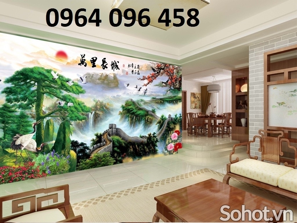 Tranh gạch 3d vạn lý trường thành - BX322