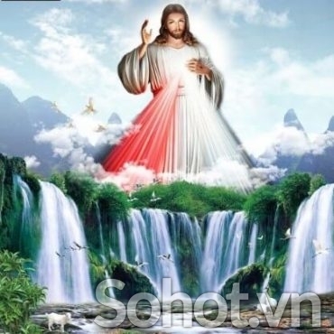 Tranh gạch 3d thiên chúa - JB74