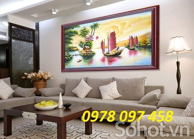 Tranh 3D - thuận buồm xuôi gió