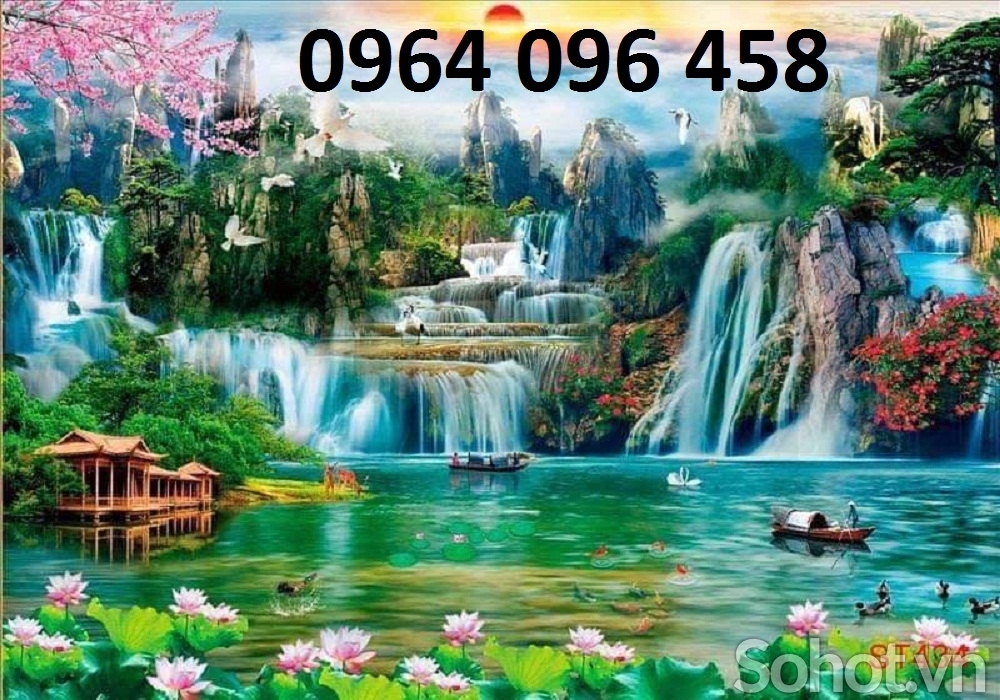 gạch ốp tường 3d mẫu phong cảnh - XNV33