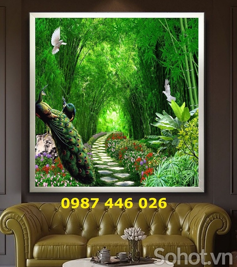 Tranh gạch men phong cảnh thiên nhiên HP97223