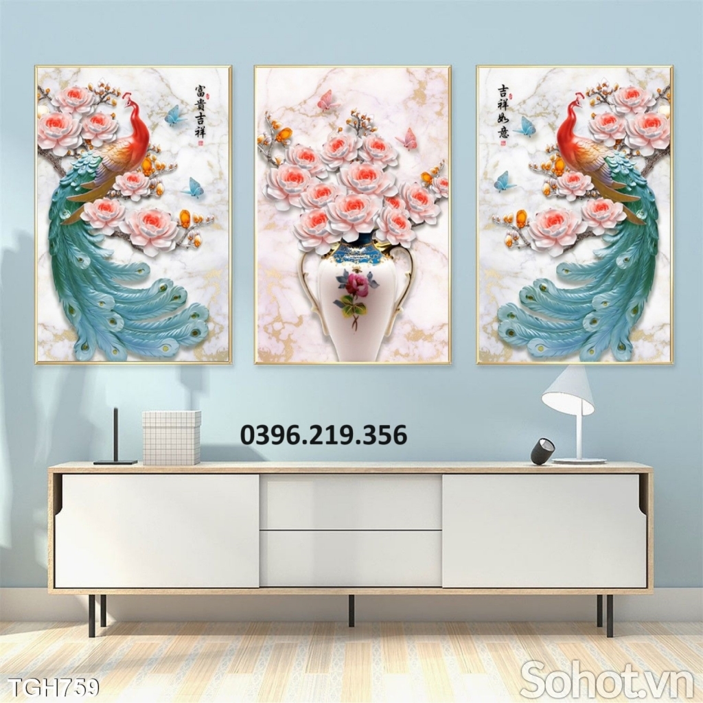 Gạch tranh 3D lụa đẹp