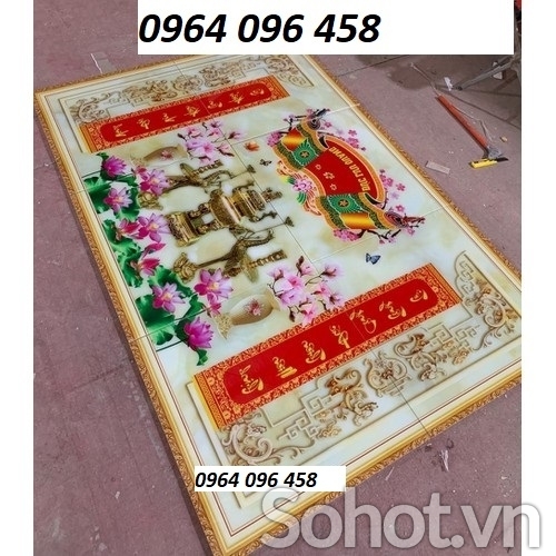 Tranh gạch 3d phòng thờ - MBV64