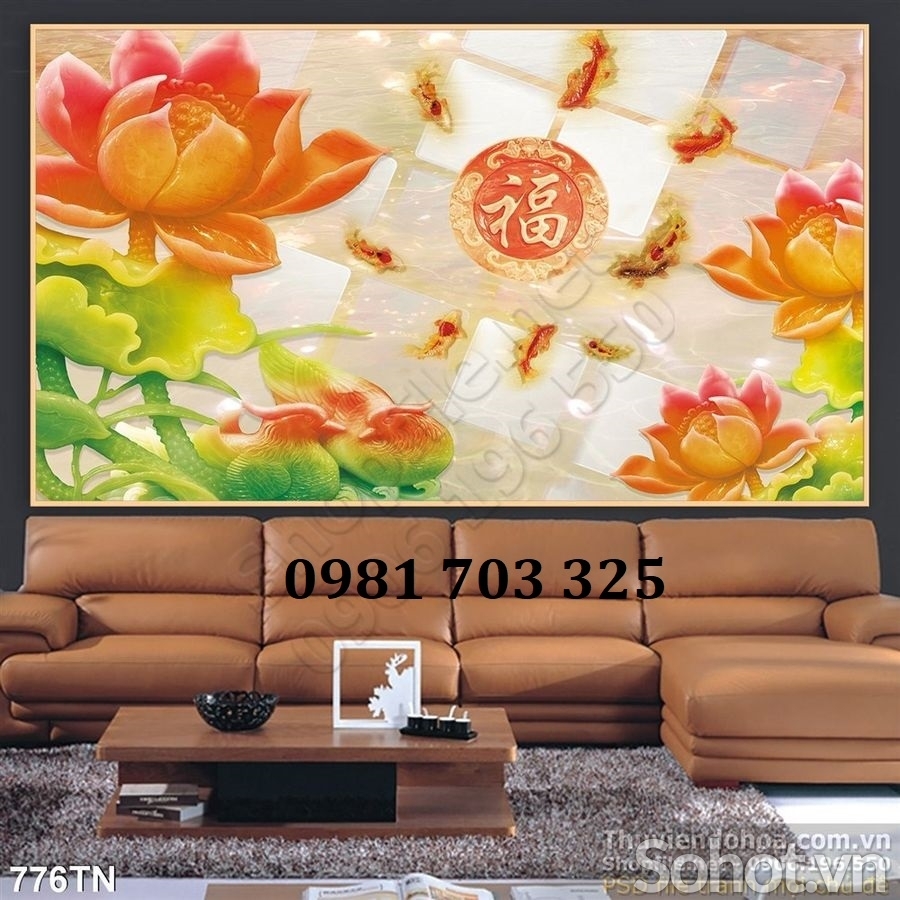 Gạch tranh đẹp sứ ngọc 3d