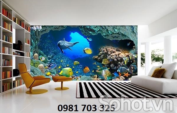 tranh gạch ốp tường phòng ngủ