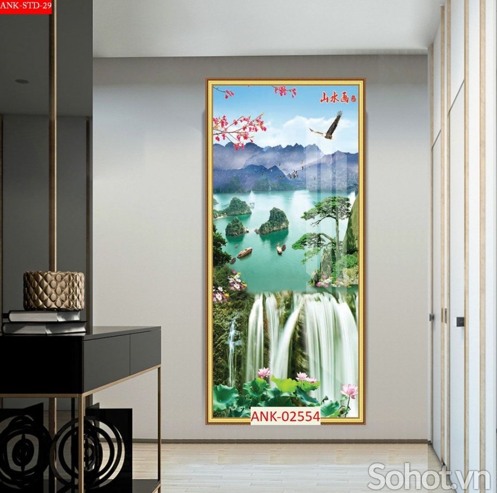 Tranh gạch 3d ốp tường cầu thang - DXNN9