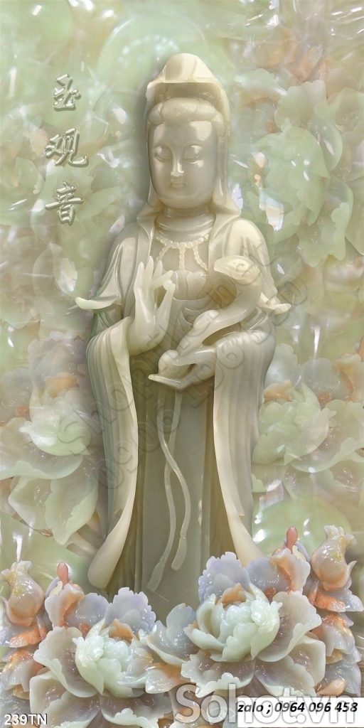 Tranh gạch 3d phật phòng thờ - 79CBB