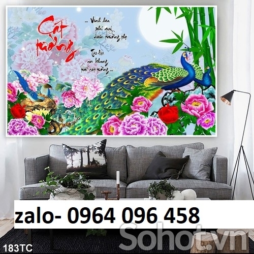 Tranh gạch phòng khách 3d - 577C