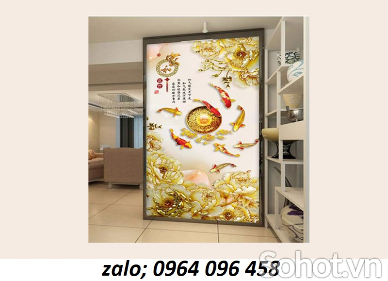Tranh gạch 3d ốp tường hành lang - sảnh - 124CX