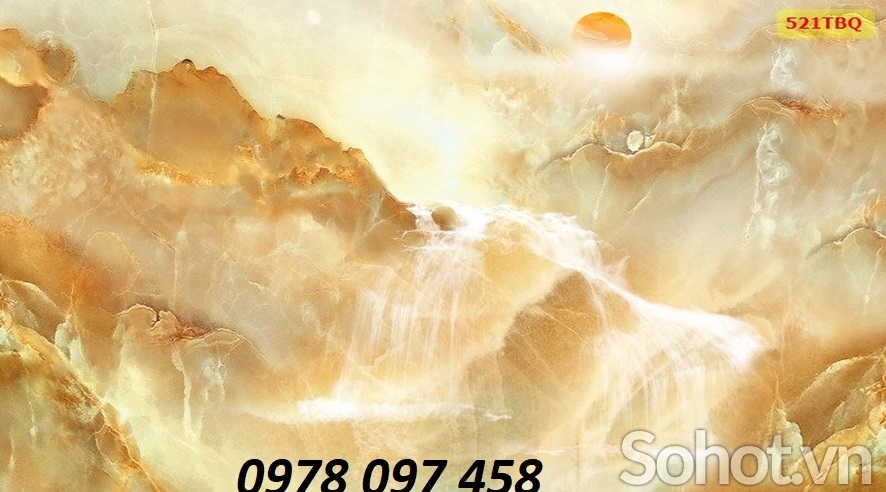 Trang trí phòng khách - tranh giả sứ ngọc