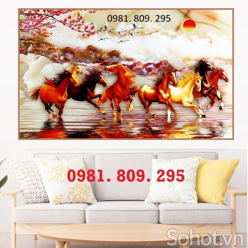 Gạch tranh , gạch ốp tường , tranh gạch phòng khách HD9294