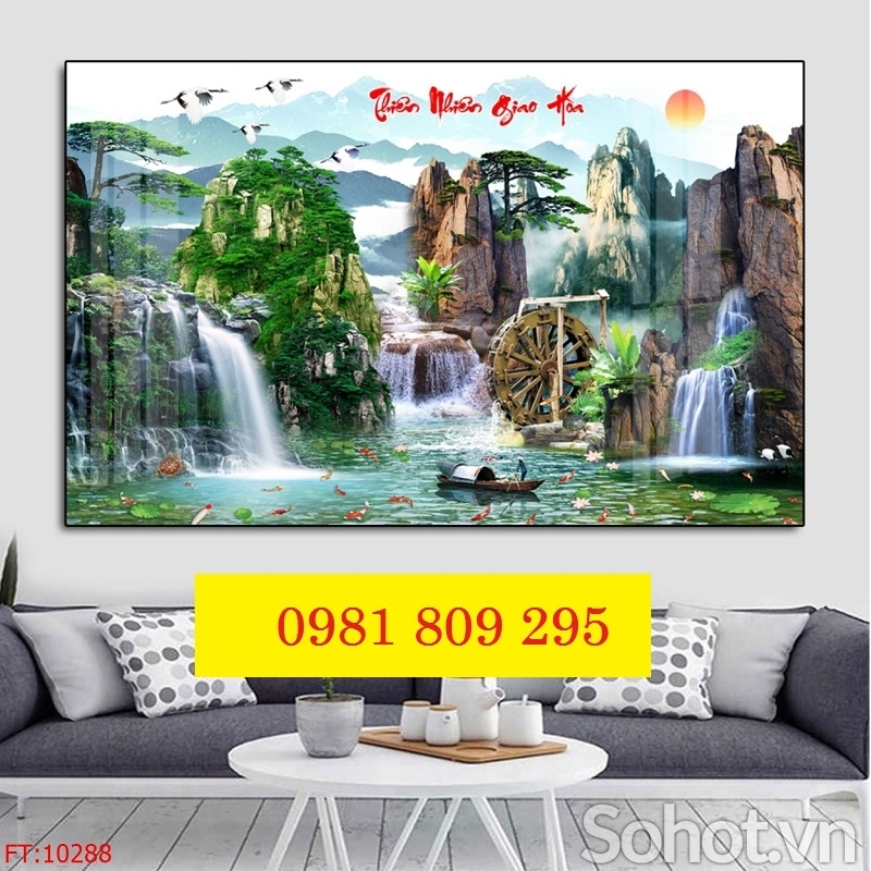 Gạch  tranh thiên nhiên