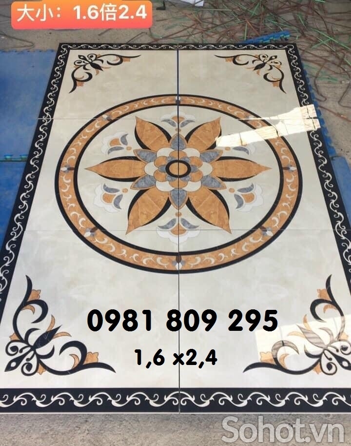 Gạch thảm phòng khách lát sang trọng GP8658