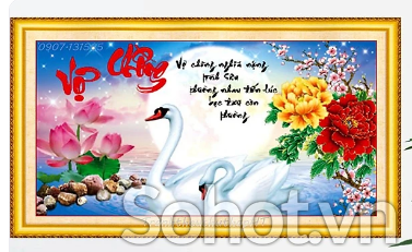 Tranh gạch 3d ốp tường tranh chim công -SDX32