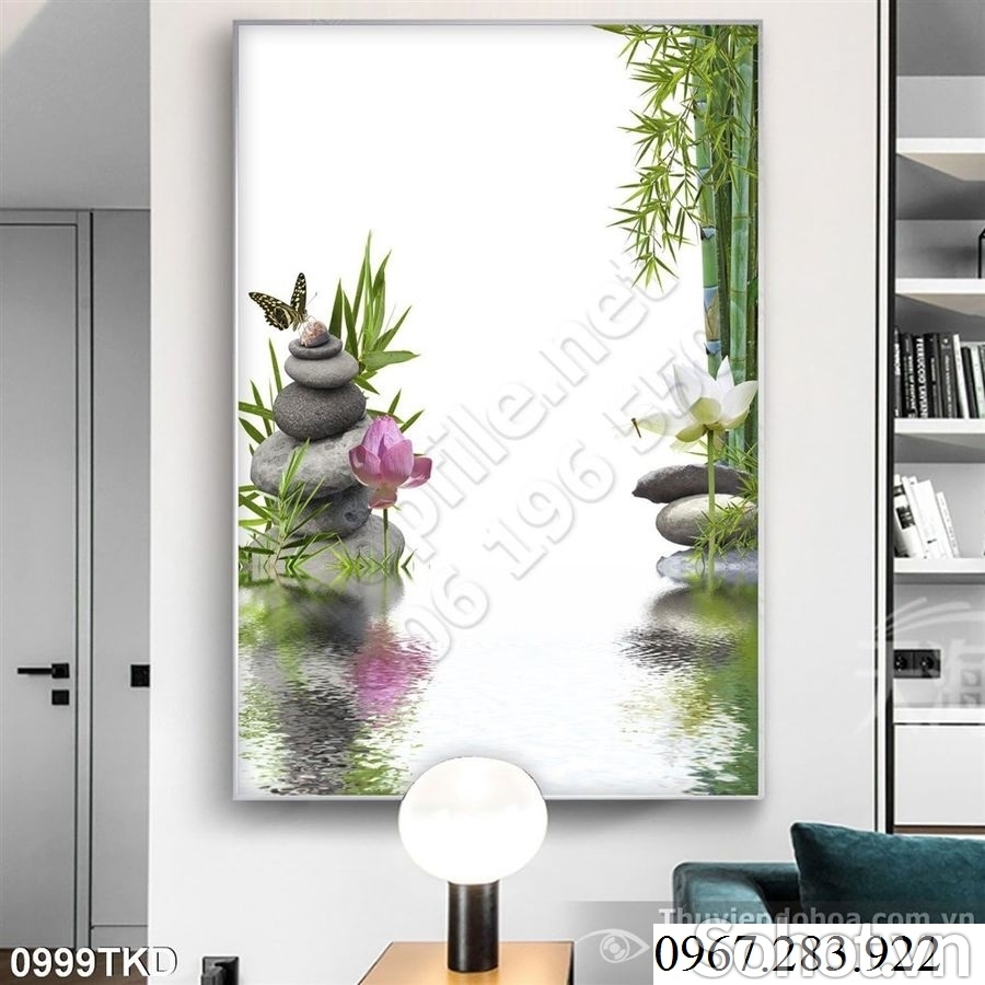 Tranh 3D- Tranh cây tre