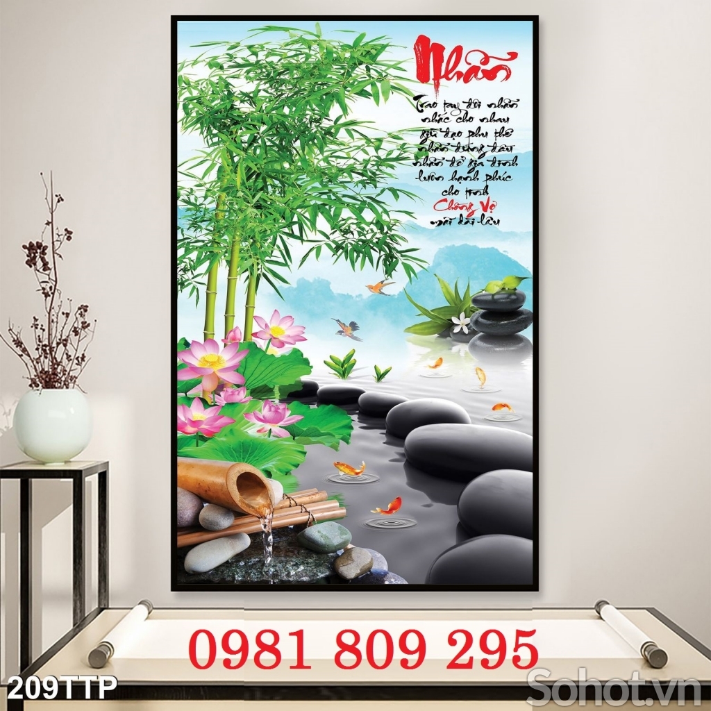 Gạch 3d rừng tre