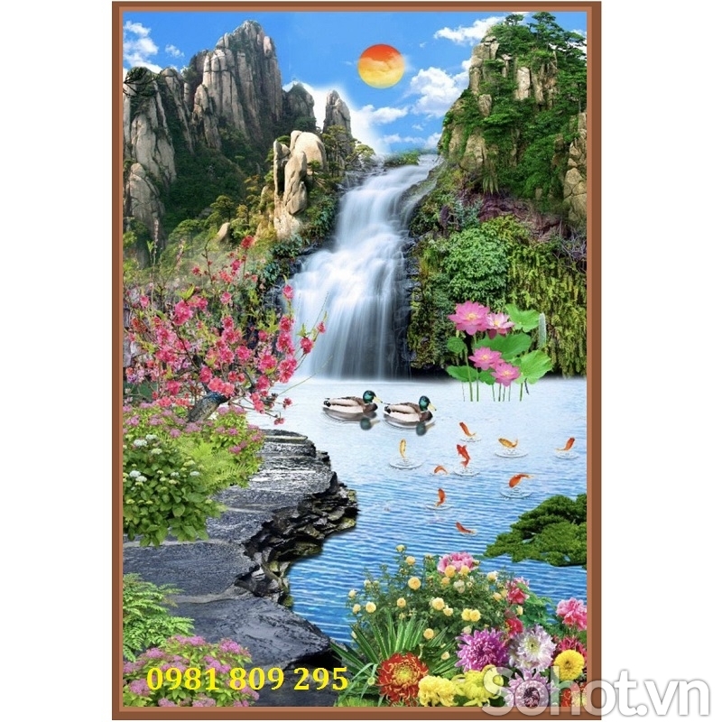 Gạch trang trí 3d thiên nhiên HP9685